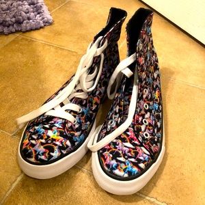 New Lisa Frank unicorn print sneakers. Size 8.